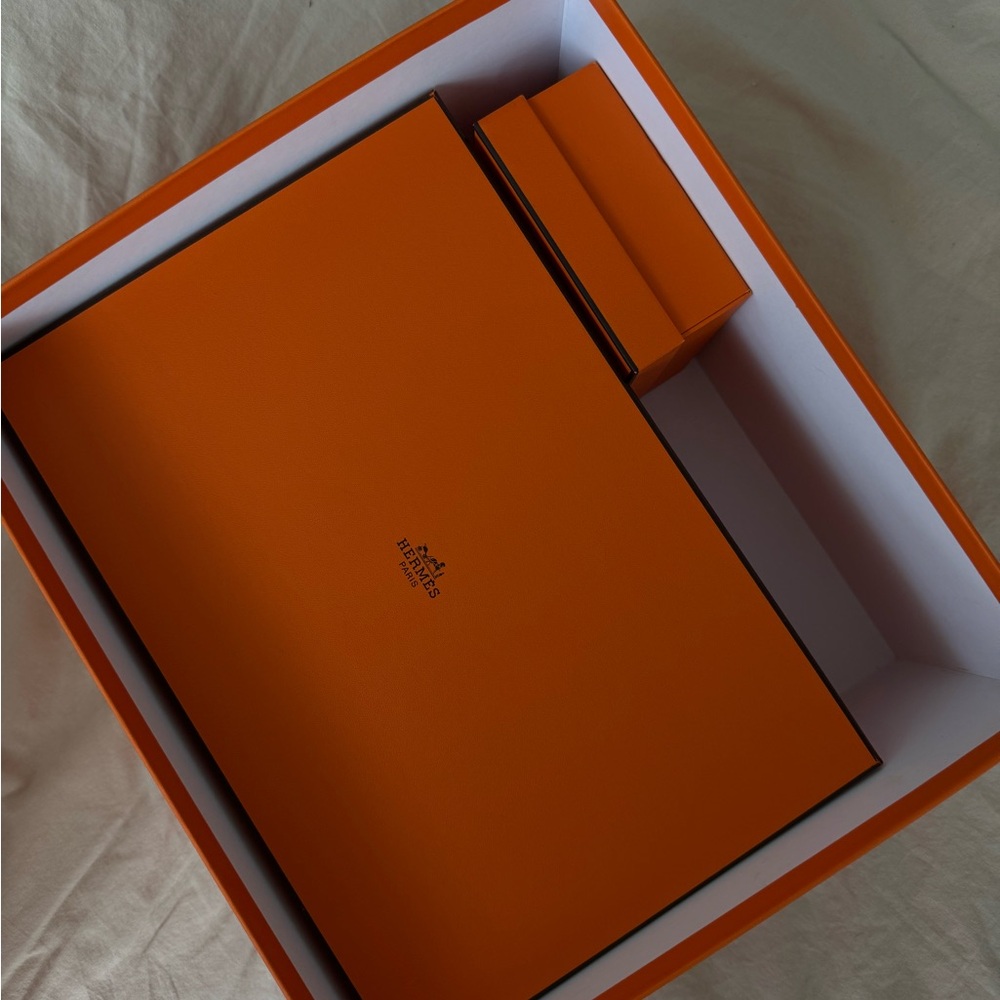 Hermes Orange Storage Box Set - Picture 2 of 8